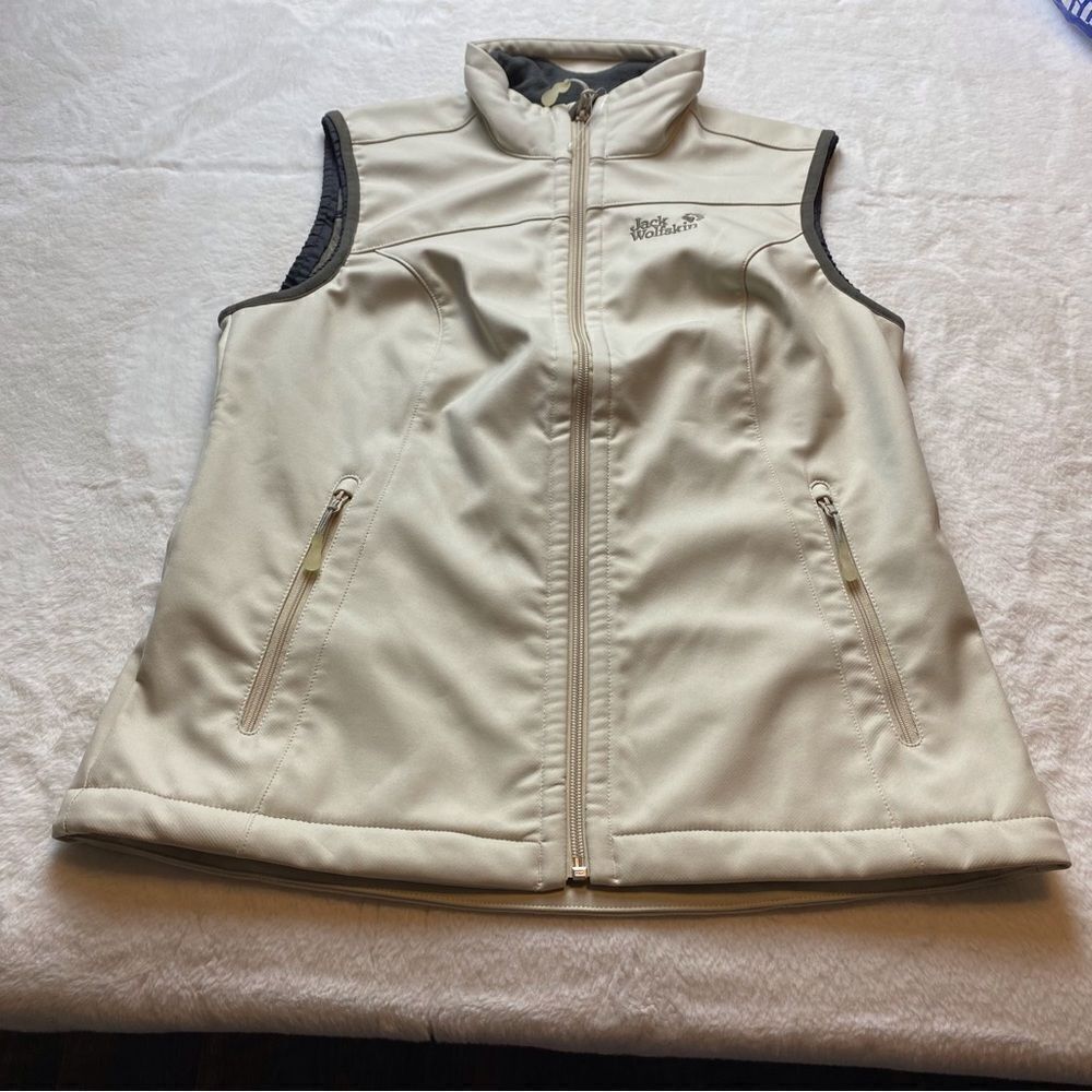 Jack Wolfskin Soft Shell Lined Vest Size Small